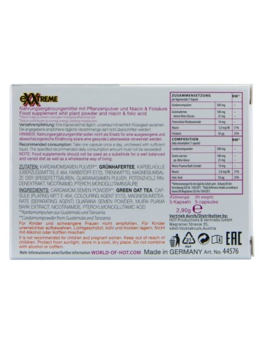 HOT - EXXTREME LIBIDO CAPS WOMAN 5 UNITS