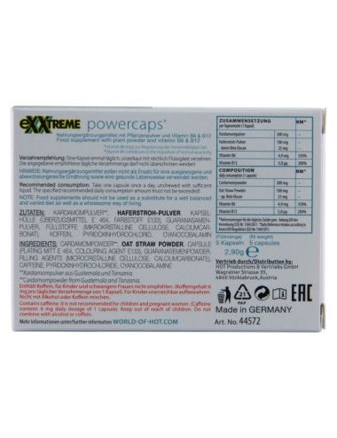 HOT - EXXTREME POWER CAPS MAN 5 UNITS