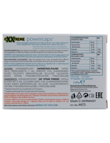 HOT - EXXTREME POWER CAPS MAN 10 UNITS