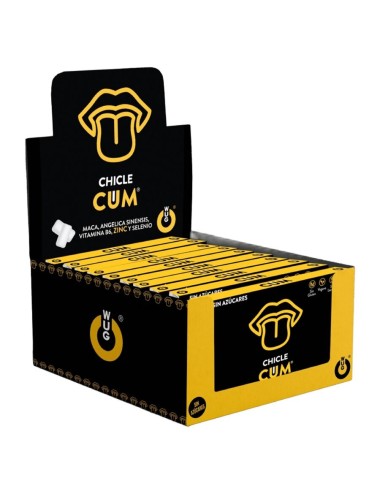 WUG SEX SENSE - CUM INCREASER & BANANA SEMEN FLAVOR ENHANCER | DISPLAY 12 X 8 UNITS