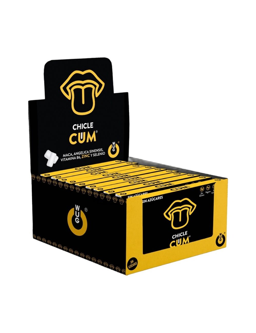 WUG SEX SENSE - CUM INCREASER & BANANA SEMEN FLAVOR ENHANCER | DISPLAY 12 X 8 UNITS