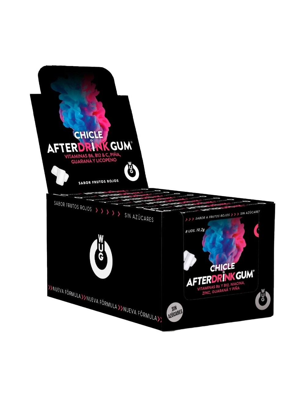 WUG GUM - AFTER DRINK HANGOVER | DISPLAY 12 X 8 UNITS