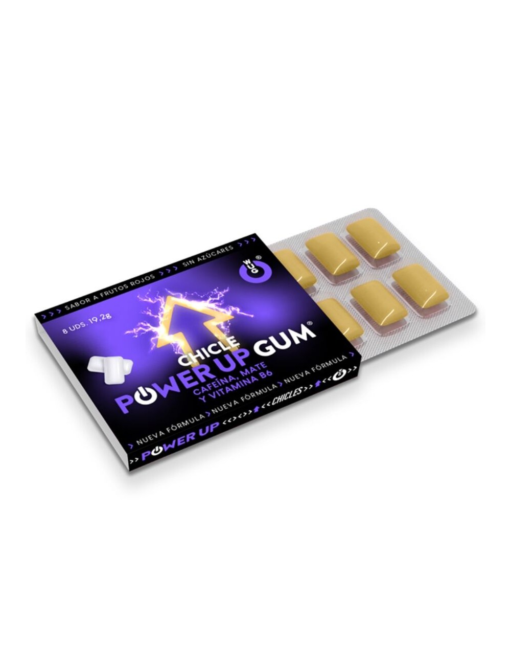 WUG POWER UP - ENERGY BOOST & FOCUS ENHANCER 1 X 8 UNITS