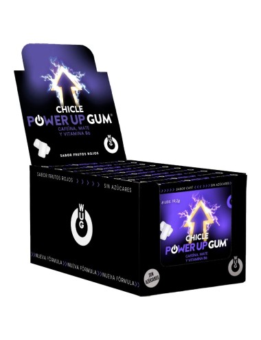 WUG POWER UP - ENERGY BOOST & FOCUS ENHANCER | DISPLAY 12 X 8 UNITS