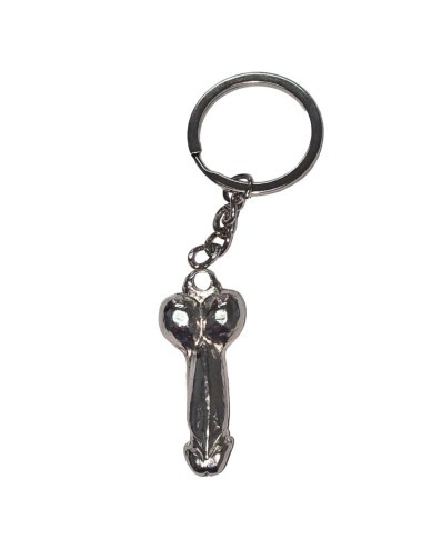 DIABLO PICANTE - SILVER METAL PENIS KEYCHAIN