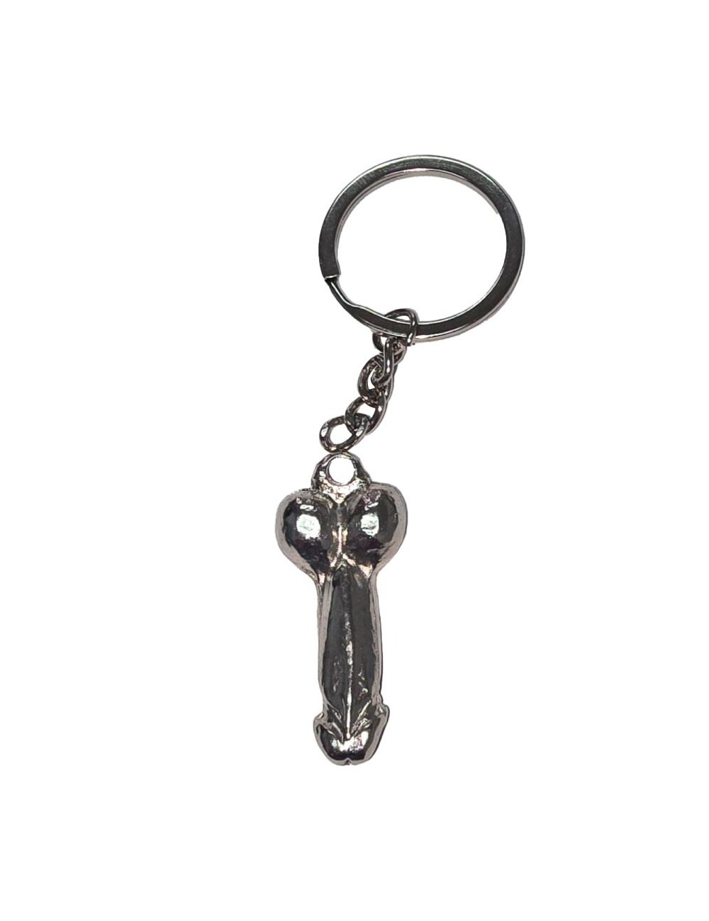 DIABLO PICANTE - SILVER METAL PENIS KEYCHAIN