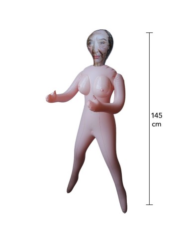 HIDDEN DESIRE - HORNY GRANNY INFLATABLE DOLL 145 CM