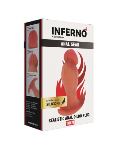 HIDDEN DESIRE - INFERNO REALISTIC BUTTPLUG 10 CM