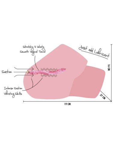 HIDDEN DESIRE - JUICY SUCKING PUSSY FEMALE MASTURBATOR TORSO 4 KG