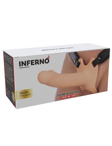 HIDDEN DESIRE - INFERNO PENIS SLEEVE STRAP-ON 16 CM