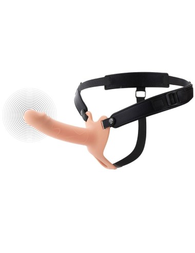 HIDDEN DESIRE - INFERNO VIBRATING PENIS SLEEVE STRAP-ON  16 CM