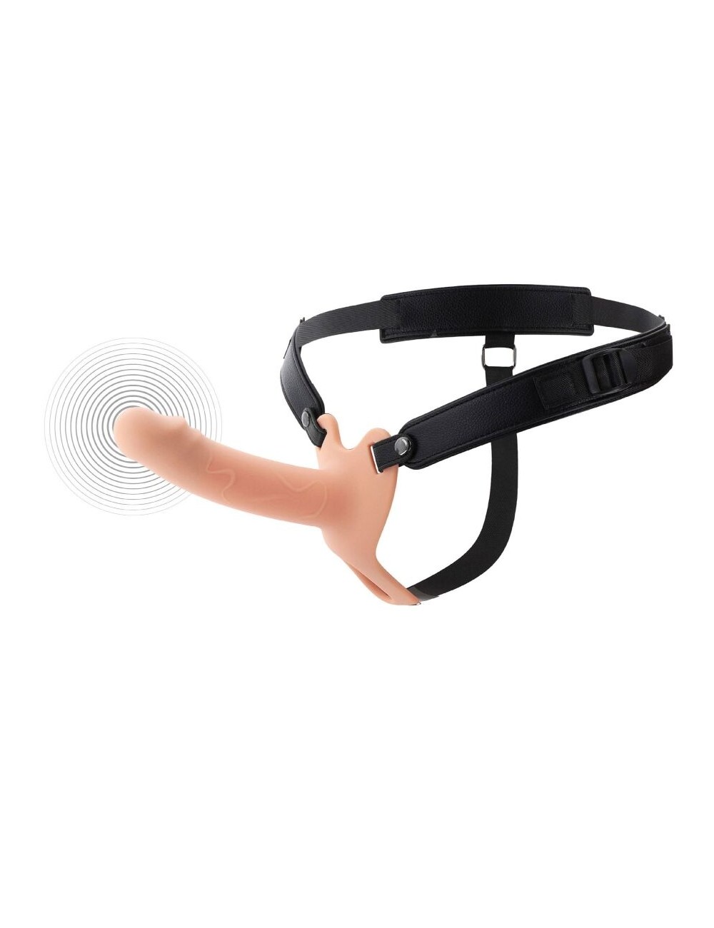 HIDDEN DESIRE - INFERNO VIBRATING PENIS SLEEVE STRAP-ON  16 CM