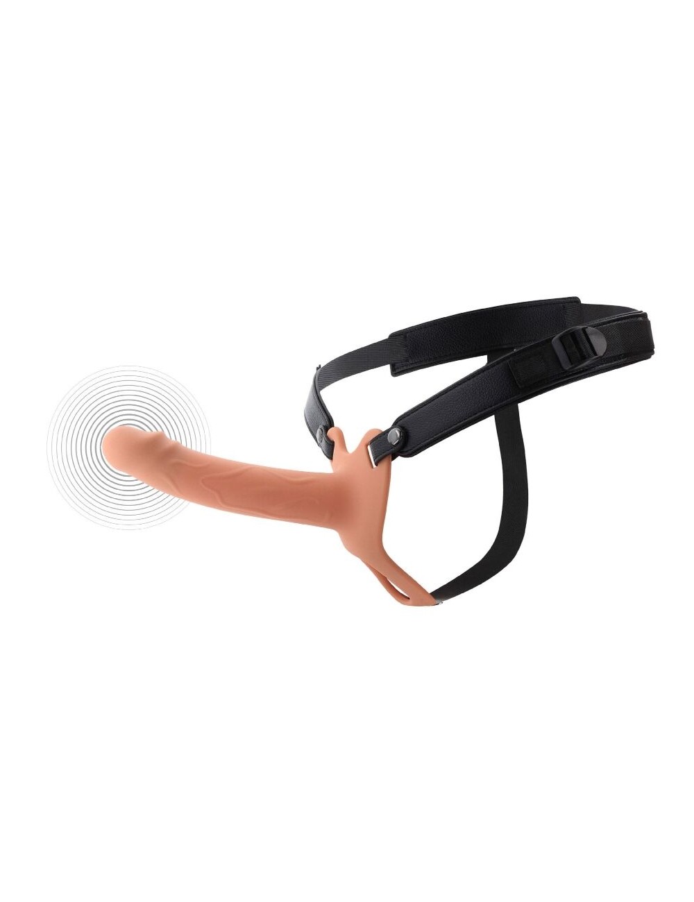 HIDDEN DESIRE - INFERNO VIBRATING PENIS SLEEVE STRAP-ON 18 CM