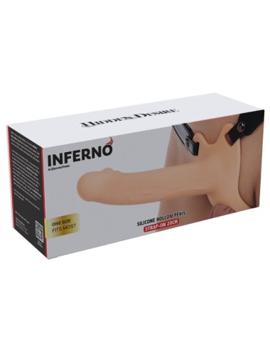 HIDDEN DESIRE - INFERNO PENIS SLEEVE STRAP-ON 20 CM
