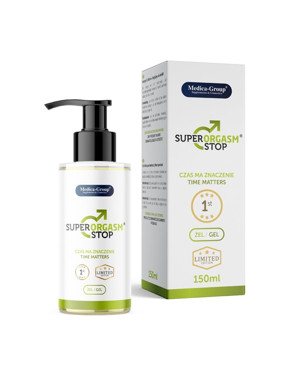 MEDICA GROUP - SUPER ORGASM STOP INTIMATE GEL FOR MEN 150 ML