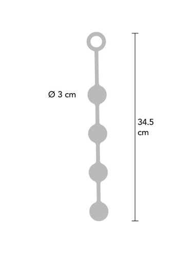 HIDDEN DESIRE - EXTREME HEAVY ANAL BALLS MEDIUM