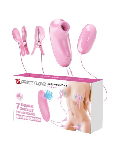 PRETTY LOVE - IMONIE 3-IN-1 MULTIFUNCTIONAL SET WITH SUCTION CUP