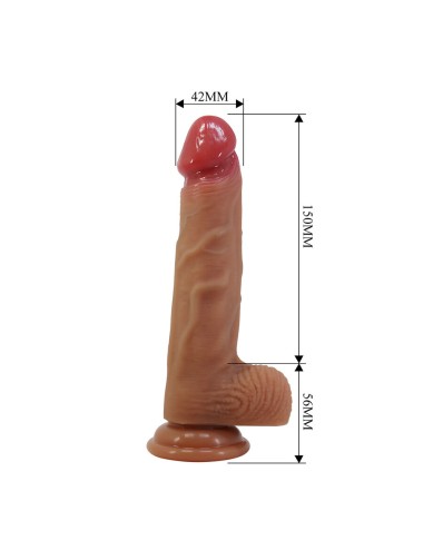 PRETTY LOVE - LISLE REALISTIC DILDO WITH SUCTION CUP 20.6 CM -Ø- 4.2 CM