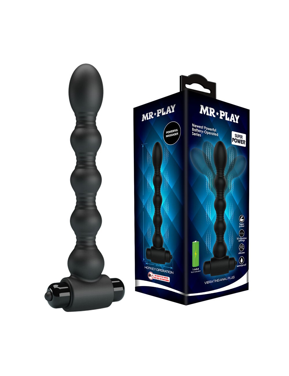 MR PLAY - VIBRATING ANAL PLUG MASSAGER
