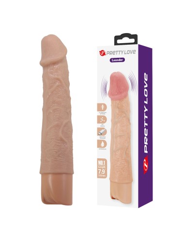 PRETTY LOVE - LEANDER FLEXIBLE REALISTIC VIBRATOR