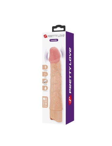 PRETTY LOVE - LEANDER FLEXIBLE REALISTIC VIBRATOR