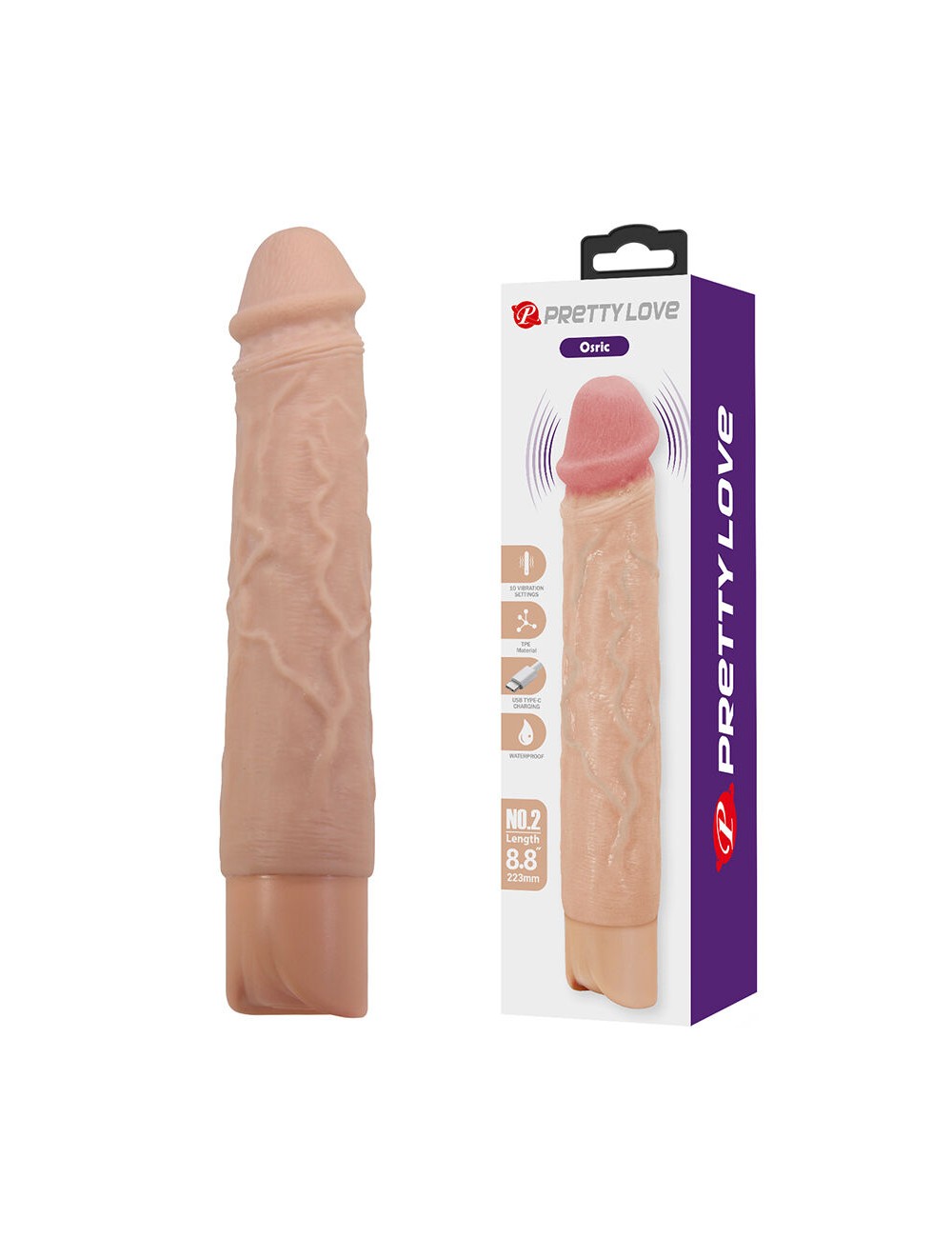 PRETTY LOVE - OSRIC FLEXIBLE REALISTIC VIBRATOR