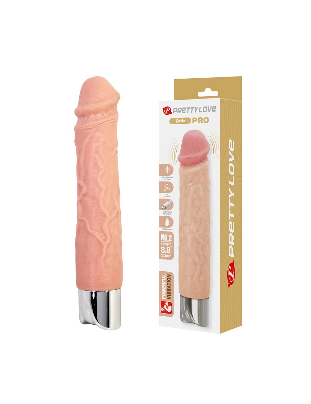 PRETTY LOVE - OSRIC PRO FLEXIBLE REALISTIC VIBRATOR