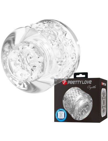 PRETTY LOVE - CRYSTLE DOUBLE ENTRY MASTURBATOR