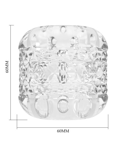 PRETTY LOVE - CRYSTLE DOUBLE ENTRY MASTURBATOR