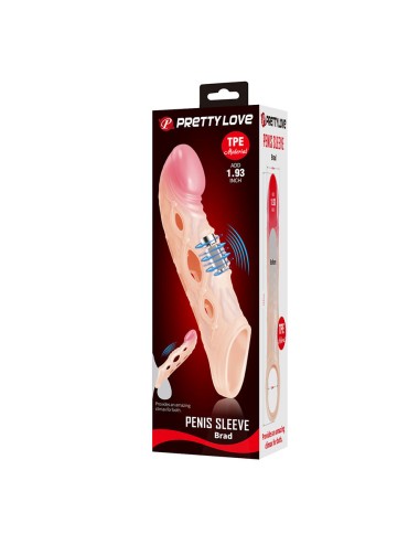 PRETTY LOVE - BRAD VIBRATING PENIS SLEEVE