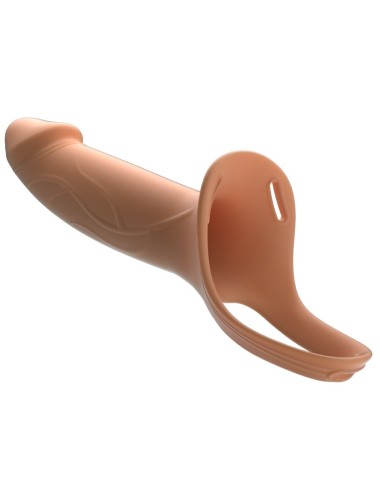 PRETTY LOVE - LANDON LIGHT-SKIN VIBRATING STRAP-ON