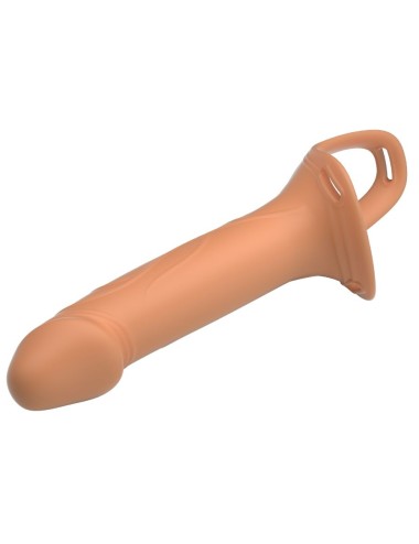 PRETTY LOVE - LANDON LIGHT-SKIN VIBRATING STRAP-ON