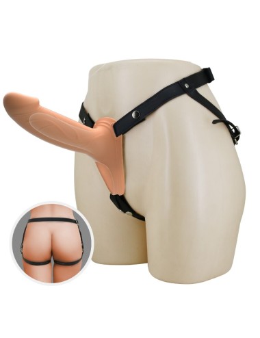 PRETTY LOVE - LANDON LIGHT-SKIN VIBRATING STRAP-ON