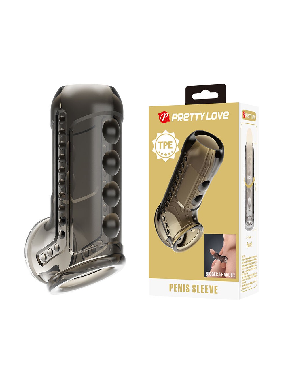 PRETTY LOVE - TEXTURED PENIS SLEEVE