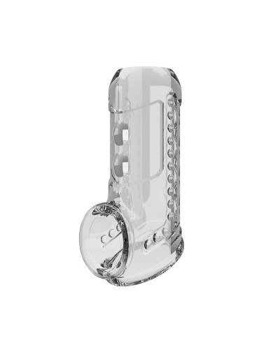 PRETTY LOVE - TRANSPARENT TEXTURED PENIS SHEATH