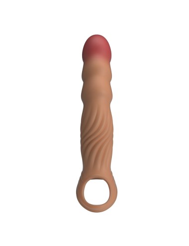 PRETTY LOVE - TEXTURED PENIS SLEEVE WITH VIBRATION AND REMOTE CONTROL