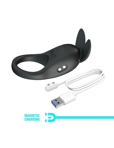 PRETTY LOVE - CARLTON PENIS RING WITH CLITORAL STIMULATOR