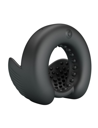 PRETTY LOVE - QUENTIN PENIS RING WITH TESTICULAR STIMULATOR
