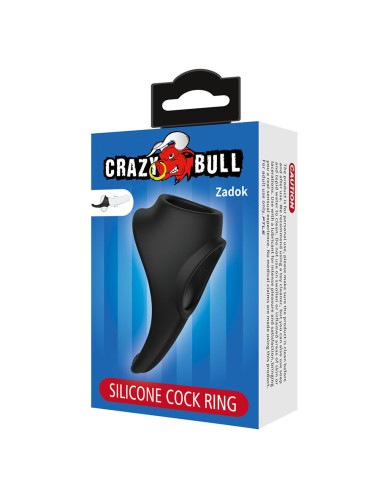 CRAZY BULL - ZADOK ERGONOMIC RING WITH PERINEAL STIMULATOR