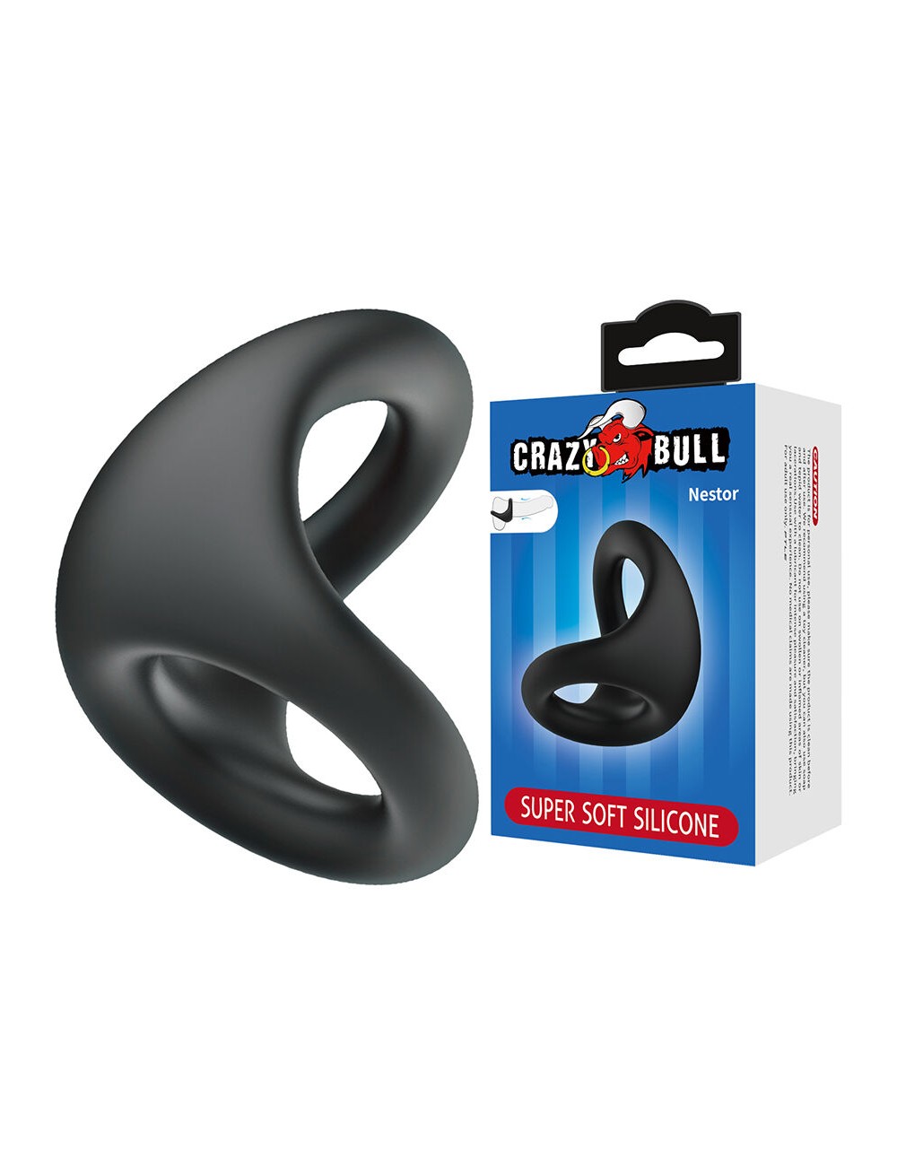 CRAZY BULL - NESTOR ERGONOMIC PENIS AND TESTICLE RING