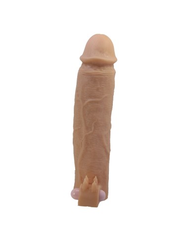 PRETTY LOVE - XERXES PENIS SLEEVE WITH CLITORAL STIMULATOR AND VIBRATION
