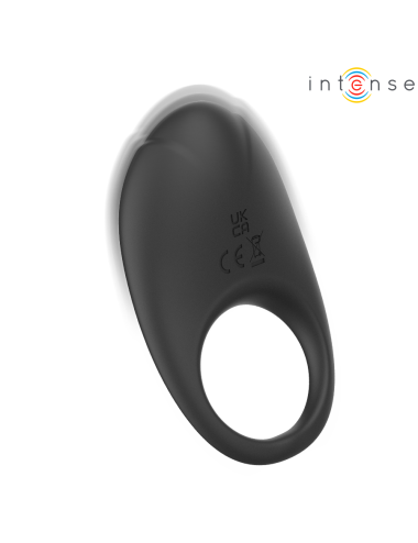 INTENSE - MERLOTTE VIBRATING PENIS RING WITH CLITORIS STIMULATION BLACK