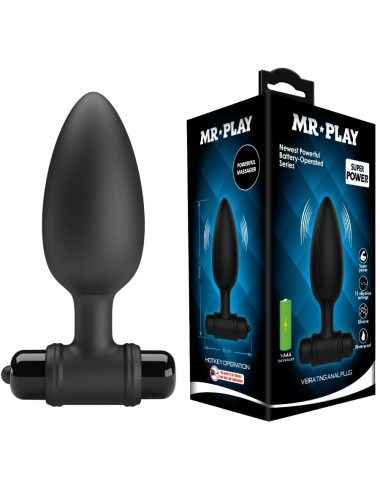 MR PLAY - SUPER POWER ANAL PLUG WITH VIBRATION