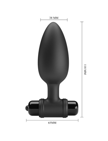 MR PLAY - SUPER POWER ANAL PLUG WITH VIBRATION