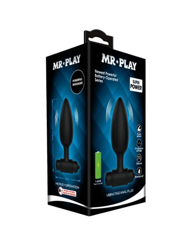 MR PLAY - SUPER POWER ANAL PLUG WITH VIBRATION