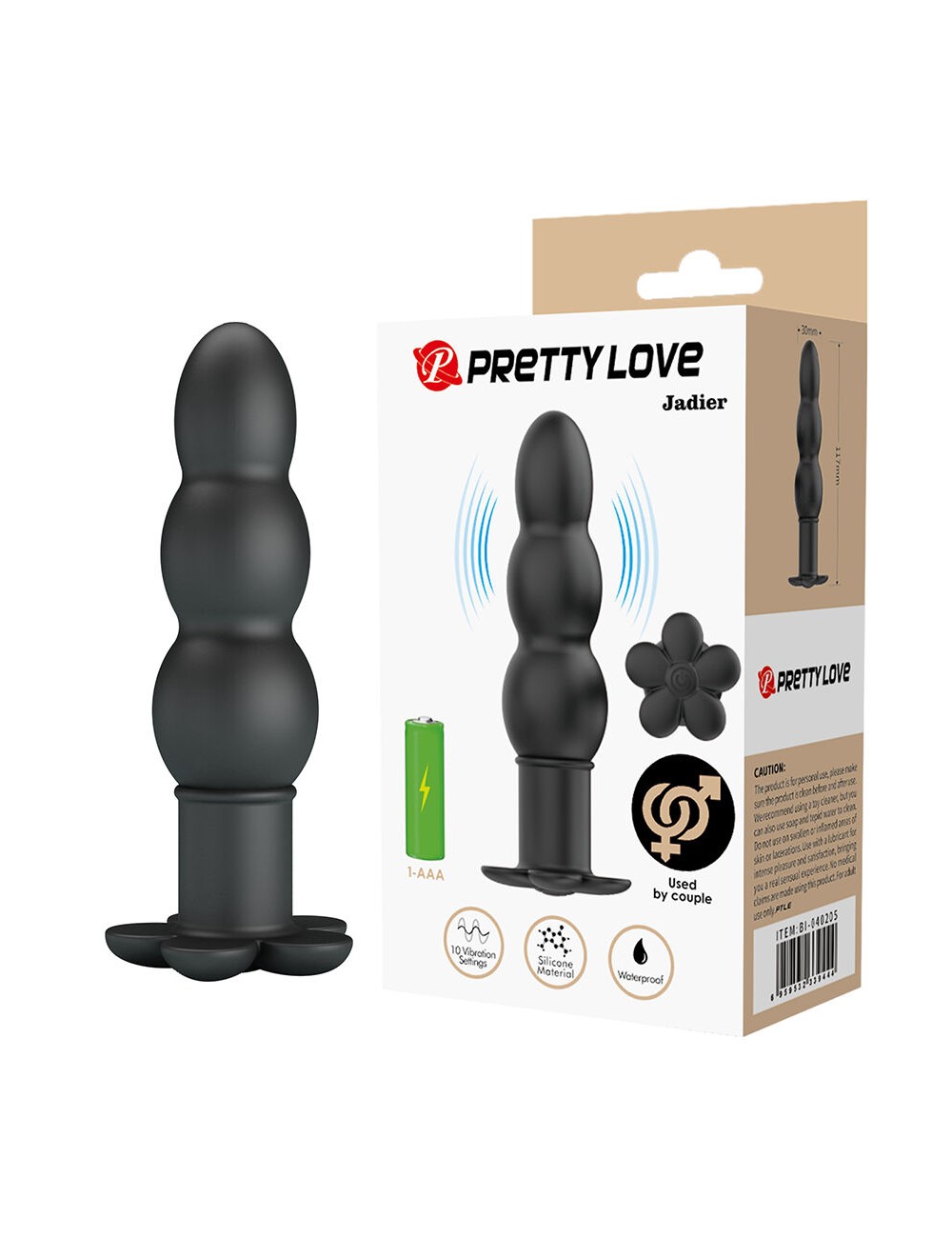 PRETTY LOVE - JADIER VIBRATING ANAL PLUG
