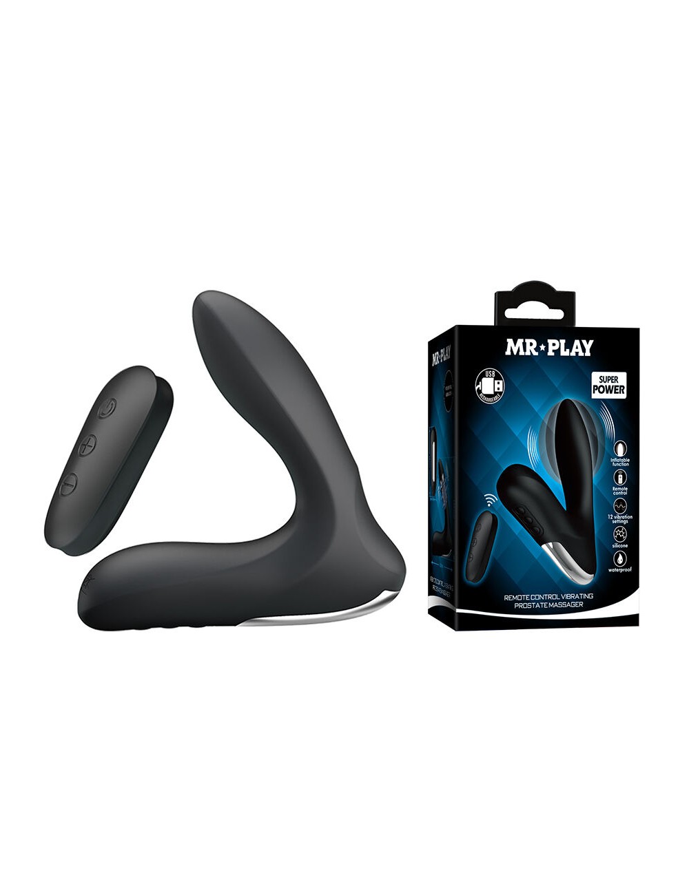 MR PLAY - PROSTATE MASSAGER WITH VIBRATION REMOTE CONTROL