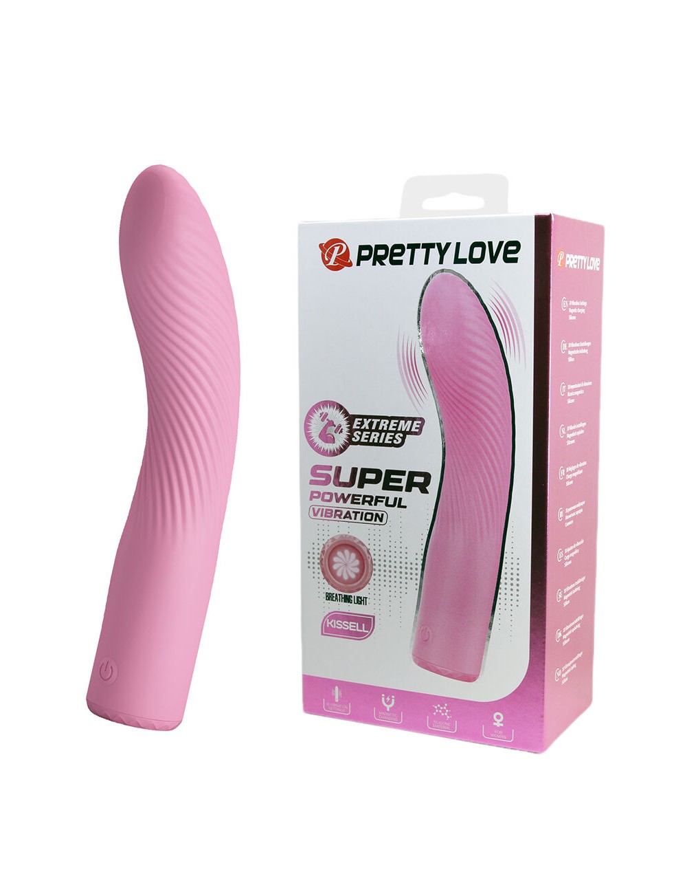 PRETTY LOVE - KISELL G-SPOT PINK VIBRATOR