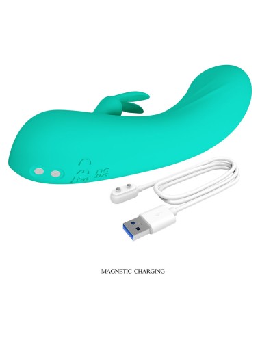 PRETTY LOVE - DJ STICK G-SPOT TURQUOISE VIBRATOR