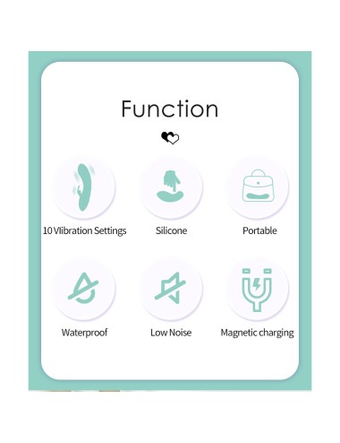 PRETTY LOVE - DJ STICK G-SPOT TURQUOISE VIBRATOR